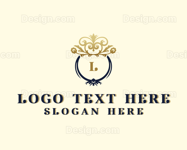 Floral Garden Wedding Logo