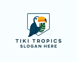 Tropical Toucan Bird logo design