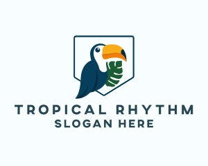 Tropical Toucan Bird logo