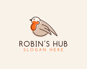 Chubby Robin Bird logo