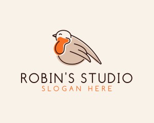 Chubby Robin Bird logo