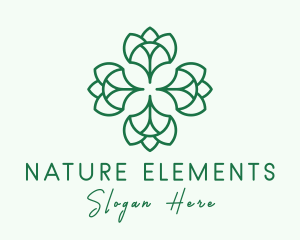 Nature Plant Garden logo design