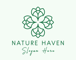 Nature Plant Garden logo design