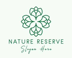 Nature Plant Garden logo design