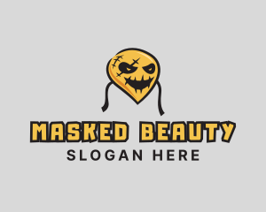 Evil Villain Mask logo design