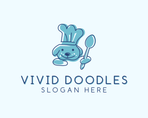 Chef Dog Puppy logo design