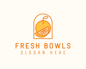 Citrus Orange Fruit logo design