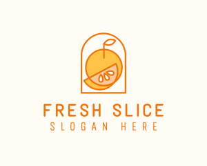 Citrus Orange Fruit logo design