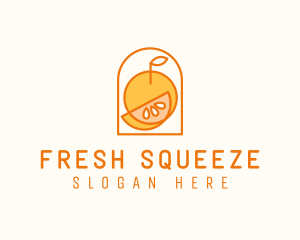 Citrus Orange Fruit logo design