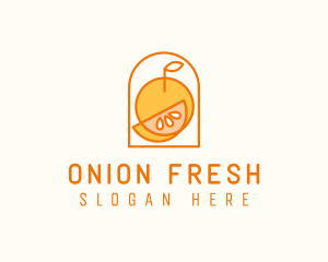 Citrus Orange Fruit logo design