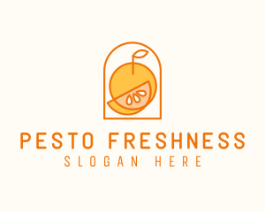 Citrus Orange Fruit logo design