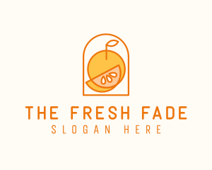 Citrus Orange Fruit logo design