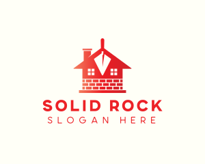 Masonry Trowel Construction logo design