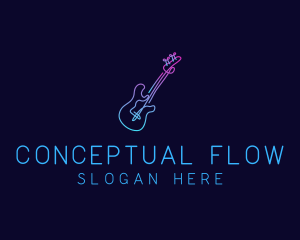 Rock Music Electric Guitar logo