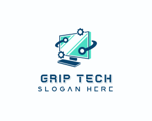 Computer Digital Tech logo design