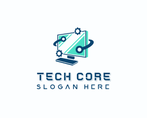 Computer Digital Tech logo design