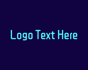 Font - Blue Digital Wordmark logo design