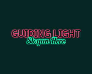 Nightlife Neon Sign logo design