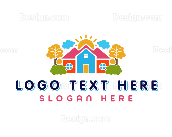 Kindergarten Nursery Daycare Logo