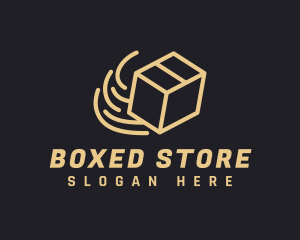 Parcel Delivery Box logo design