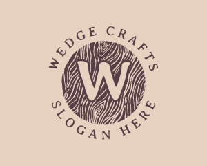 Generic Woodworking Log logo design