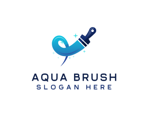 Painting Brush Renovation logo design