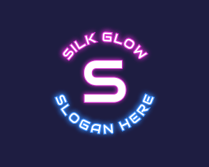 Neon Tech Lettermark  logo design