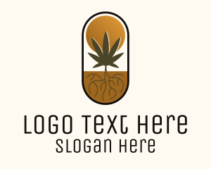 Hemp Farm Badge logo