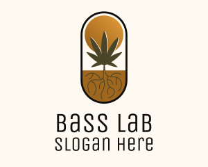 Hemp Farm Badge logo design