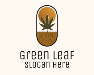 Hemp Farm Badge logo