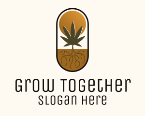 Hemp Farm Badge logo