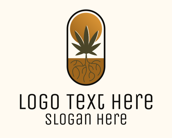 Hemp Farm Badge logo