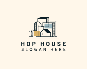 House Property Architecture logo design