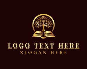 Luxury Book Tree Logo