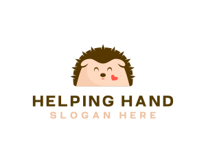 Hedgehog Animal Shelter Logo