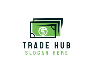 Dollar Money Currency Exchange logo design