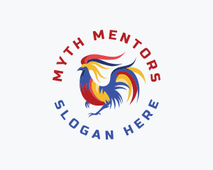 Sarimanok Philippines Myth logo design