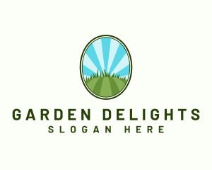 Lawn Garden Landscaping logo design