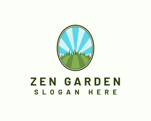 Lawn Garden Landscaping logo design