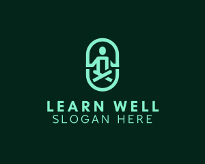 Healthy Wellness Meditation logo design