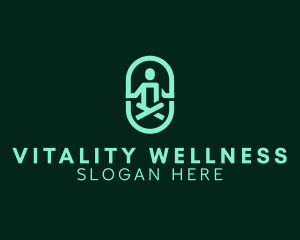 Healthy Wellness Meditation logo