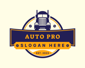 Automotive Truck Logistic Logo
