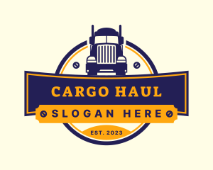 Automotive Truck Logistic logo design