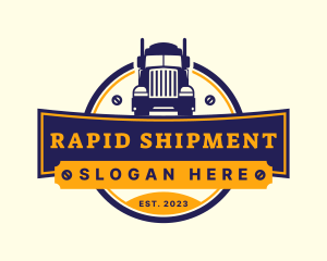 Automotive Truck Logistic logo design