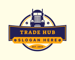 Automotive Truck Logistic logo design