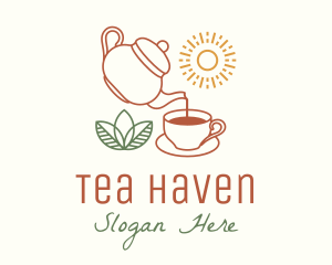 Teapot Tea Cup logo