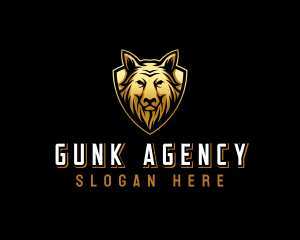 Wolf Shield Agency logo design