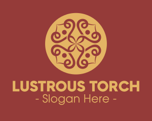 Luxury Flower Spa logo design