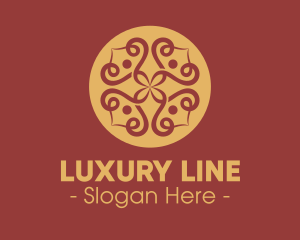 Luxury Flower Spa logo design