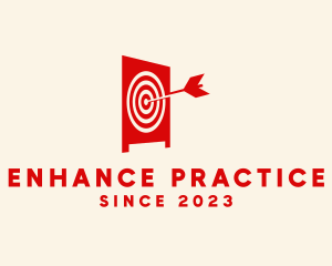 Archery Target Goal logo design